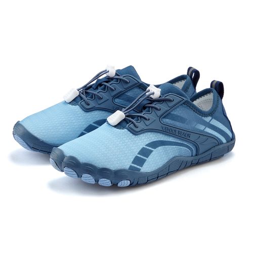 Aqua-Schuh VENICE BEACH, Damen, Gr. 39, blau, Obermaterial: 100% Textilmaterial. Futter: 100% Textilmaterial. Decksohle: 100% Textilmaterial. Laufsohle: 100% Synthetik, mehrfarbig, casual, Schuhe, mit Kordelzug, Badeschuh, Slipper, Wasserschuh, Unisex VEGAN