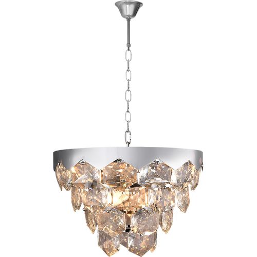 Grace Chrome 6Xe14 Kronleuchter Deckenlampe Deckenleuchte
