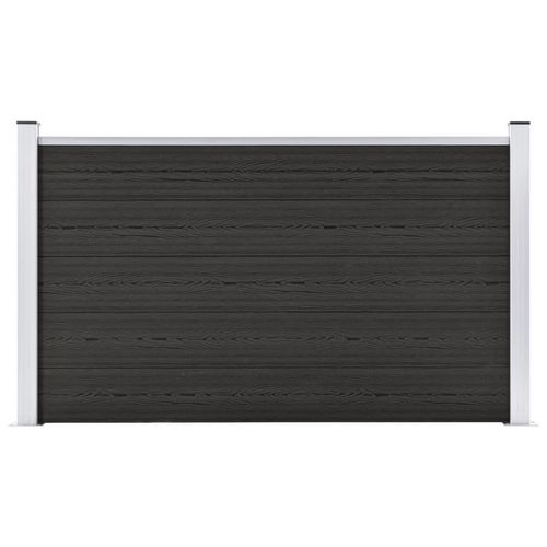Gartenzaun WPC 180×105 cm Grau