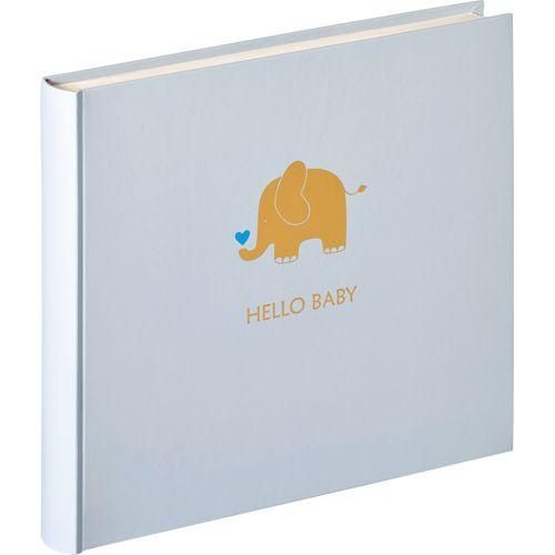 Walther Baby Animal blau 25x28 50 weiße Seiten / Elefant UK148L