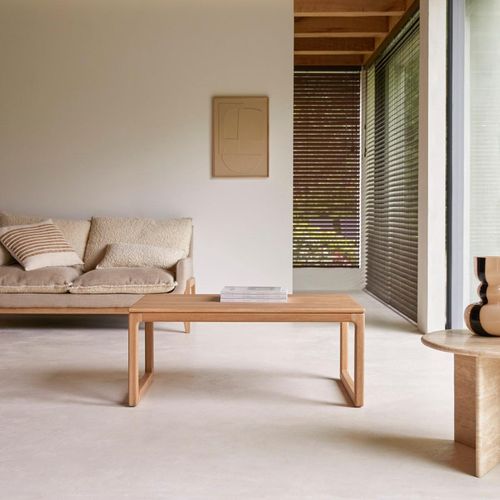 Couchtisch Arto aus massivem Eiche 100 x 56 cm