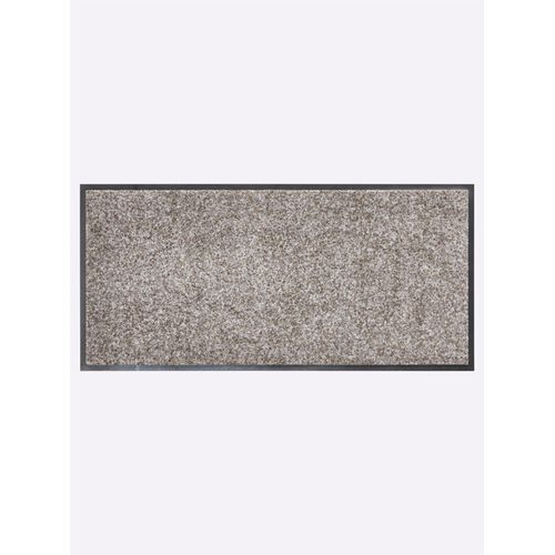 Fußmatte SALONLOEWE Gr. 2, grau (taupe), B:35cm H:7mm L:120cm, Polyamid, Kunstfaser, Teppiche