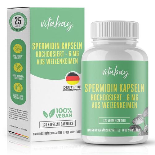 SPERMIDIN 6 mg hochdosiert Kapseln 120 St