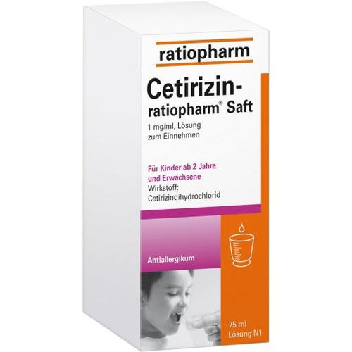 CETIRIZIN-ratiopharm Saft 75 ml