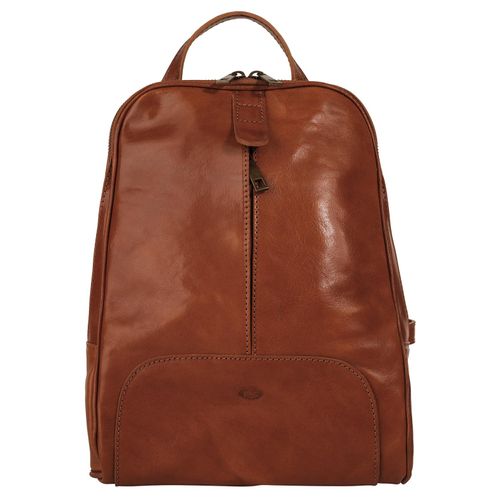 Piké Tagesrucksack, echt Leder, Made in Italy