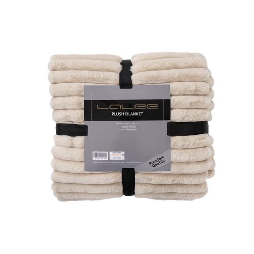 Decke PLUSH beige