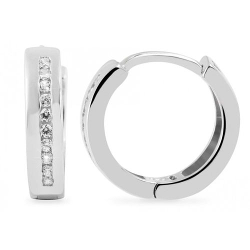 Paar Creolen ADELIA´S, silber, Ohrringe, Damen, Damen, Silber 925 (Sterlingsilber)