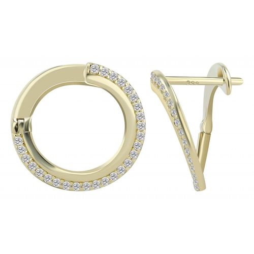 Paar Ohrhänger ADELIA´S, silber, Ohrringe, Damen, Damen, Gelbgold 333