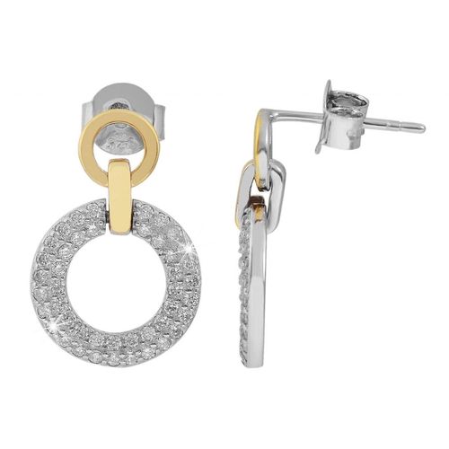 Paar Ohrhänger ADELIA´S, silber, Ohrringe, Damen, Damen, Silber 925 (Sterlingsilber)