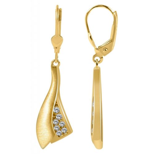 Paar Ohrhänger ADELIA´S, gold, Ohrringe, Damen, Damen, Gelbgold 333