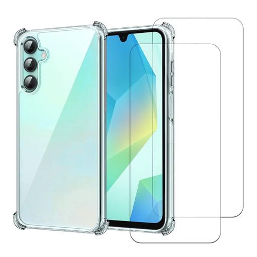 Hülle Galaxy A16/ A16 5G und 2 schutzfolien - TPU - Transparent