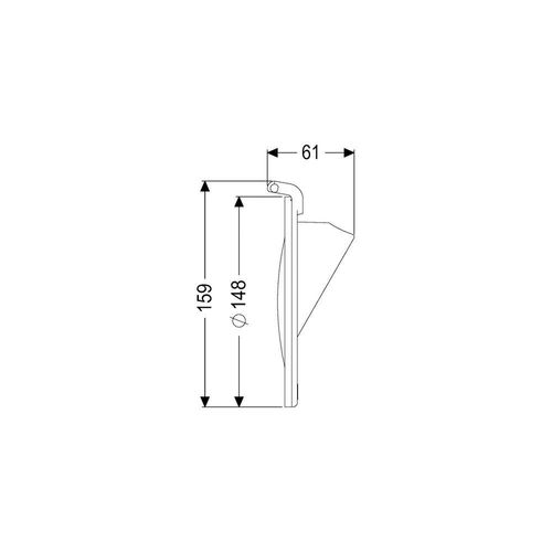 Kessel Rückstauklappe DN 125/150 70232