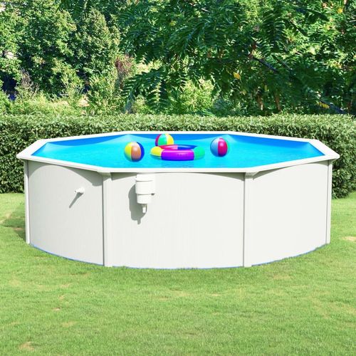 Pool Mit Sicherheitsleiter 610X360X120 Cm | Größe: Ø 460 x 120 cm | Modell: Pool