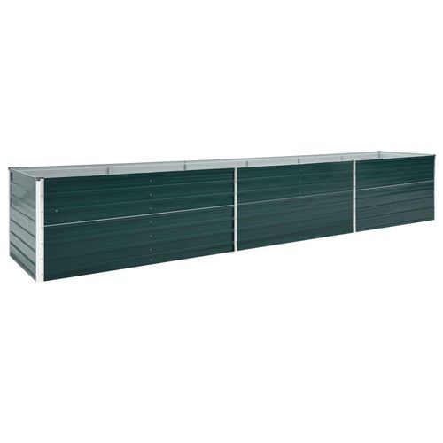 Garten-Hochbeet Verzinkter Stahl | Größe: 480 x 80 x 77 cm