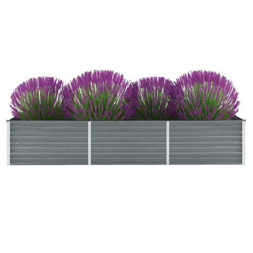 Garten-Hochbeet Verzinkter Stahl | Größe: 240 x 80 x 45 cm