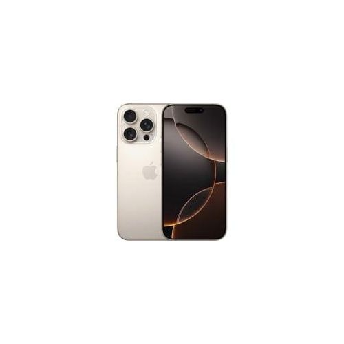 iPhone 16 Pro 256GB, Handy Titan Wüstensand, iOS, NON DEP