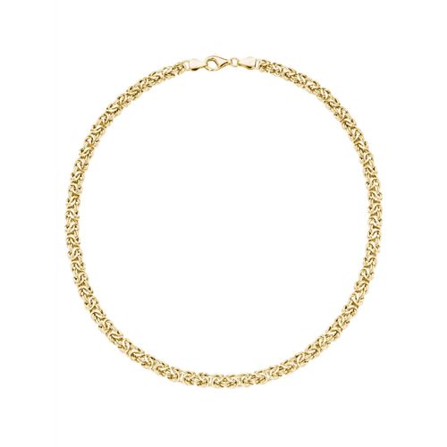 Collier LADY, silber (silber vergoldet 925), Halsketten, Damen, 45, Silber 925 (Sterlingsilber), L: 45cm