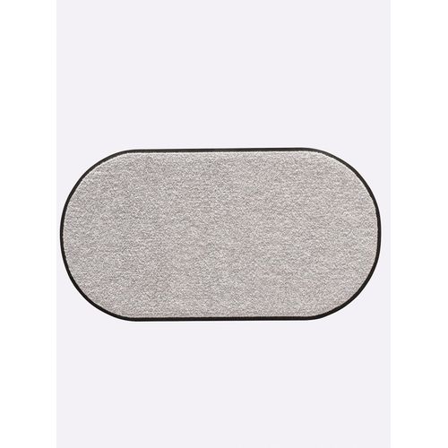 Fußmatte SALONLOEWE Gr. 1, grau (silbergrau), H:7mm, Polyamid, Kunstfaser, Teppiche