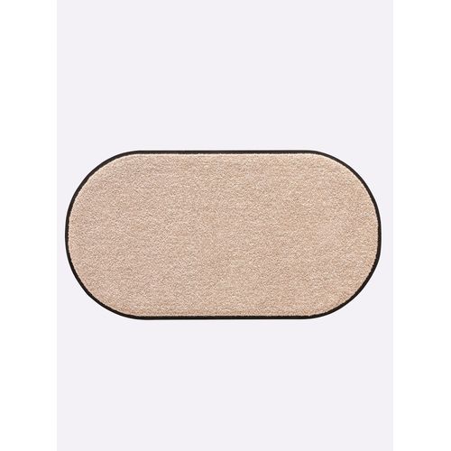 Fußmatte SALONLOEWE Gr. 3, beige (sand), B:75cm H:7mm L:190cm, Polyamid, Kunstfaser, Teppiche