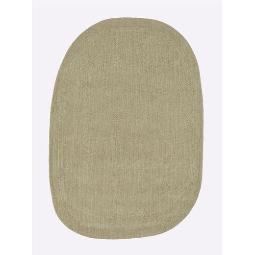 Teppich HEINE HOME Gr. 4, grün, B:120cm H:5mm L:180cm, Schurwolle, Wolle, Teppiche