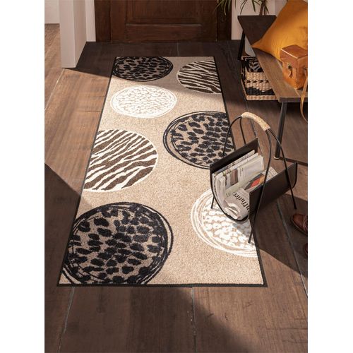 Fußmatte HEINE HOME Gr. 7, grau (taupe, braun), B:110cm H:7mm L:170cm, Polyamid, Polyamid, Teppiche