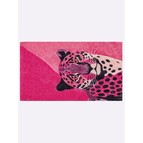 Fußmatte Gr. 3, pink, B:60cm H:7mm L:180cm, Polyamid, Kunstfaser, WASH+DRY BY KLEEN-TEX, Teppiche
