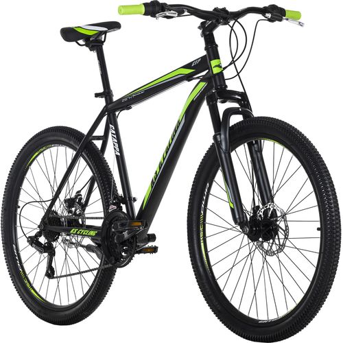 KS Cycling Mountainbike Hardtail 26 Zoll Catappa schwarz-grün