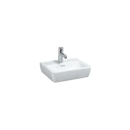 LAUFEN Pro a Handwaschbecken H8119510491041 45x34cm, unterbaufähig, mit Überlauf, 1 Hahnloch, pergamon