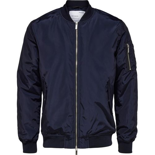 Selected Archive Bomber Jacket Blau - Große XXL