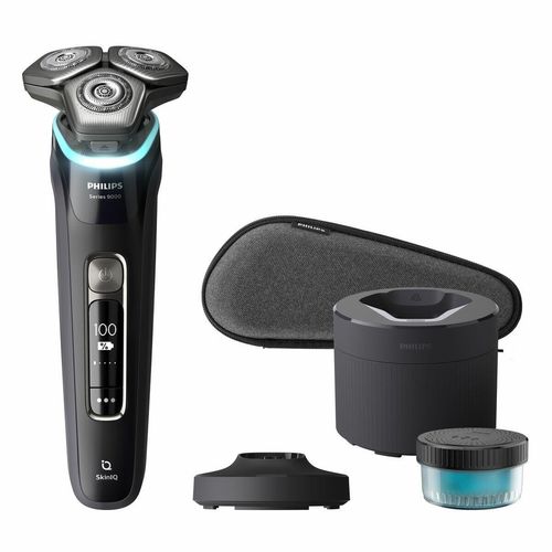 Philips SHAVER Series 9000 S9976/55 Herrenrasierer Rotationsrasierer Trimmer Schwarz