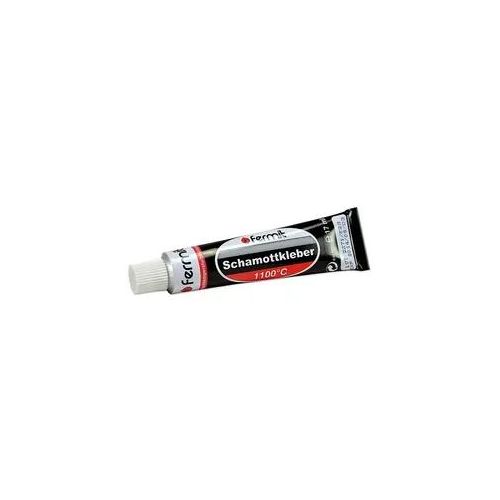 Schamott- und Dichtschnurkleber FERMIT HT 1100 - bis 1.100 °C - Farbe schwarz - Tube 17 ml ** 100ml/12,88 EUR