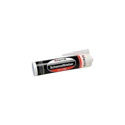 Schamott- und Dichtschnurkleber FERMIT HT 1100 - bis 1.100 °C - Farbe beige - Kartusche 310 ml ** 1l/16,10 EUR