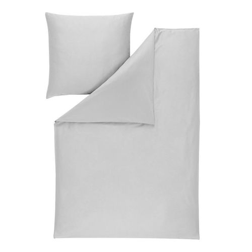 Estella Bettwäsche Atelier , Platin , Textil , Uni , 135x200 cm , Textiles Vertrauen - Oeko-Tex® , Schlaftextilien, Bettwäsche, Bettwäsche,