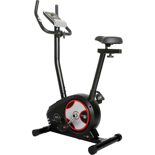 Christopeit Ergometer BT 4 – Geräuscharmes Heimtrainer-Fahrrad mit 7 kg Magnet-Bremssystem, 24 Widerstandsstufen, LCD-Display & Tablet-Halterung, Herzfrequenz- und Fitnesstest-Funktion, individuell einstellbarer Sattel