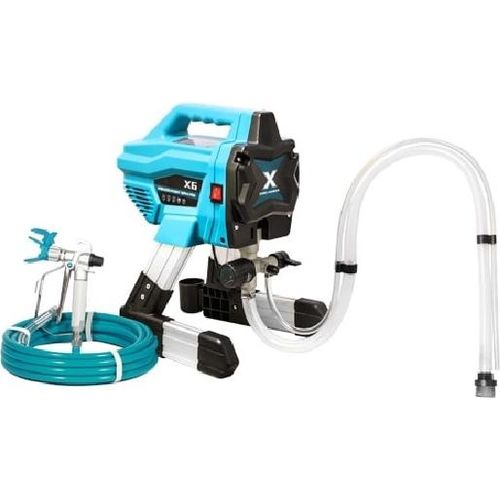 Varan Motors - X-6 Farbsprühgerät Airless 650w, Hochdruckpistole 200bar 1.4l/min Farbsprühsystem Lackiergerät Hochdruck-Pistole
