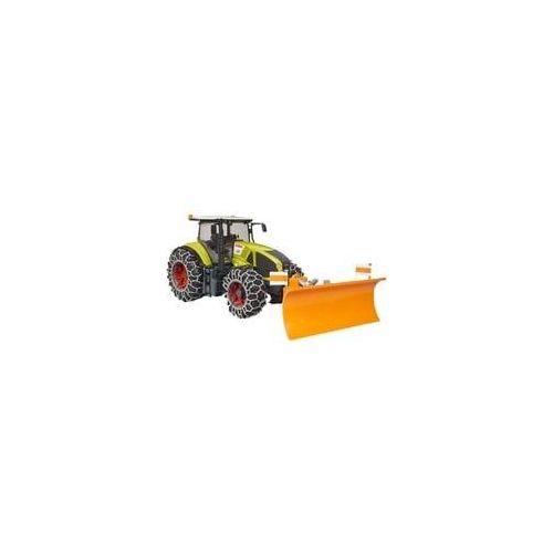 Claas Axion 950 mit Schneeketten und Räumschild, Modellfahrzeug