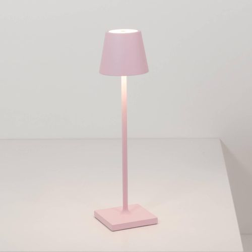 Zafferano Poldina micro Akkulampe IP65 rosa