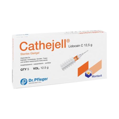 CATHEJELL Lidocain C steriles Gleitgel ZHS 12,5 g 5 St