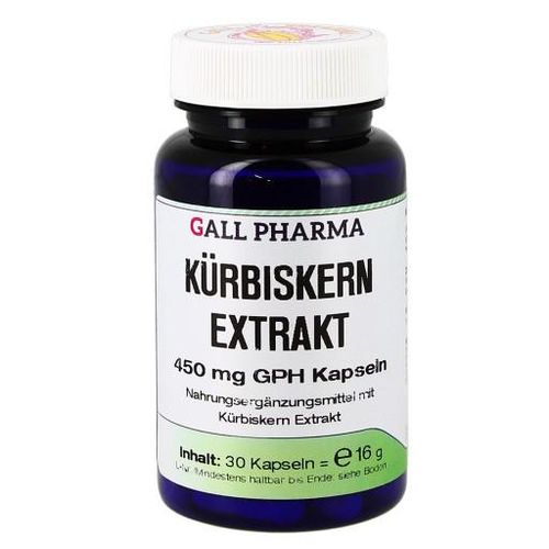 KÜRBISKERN EXTRAKT 450 mg GPH Kapseln 30 St