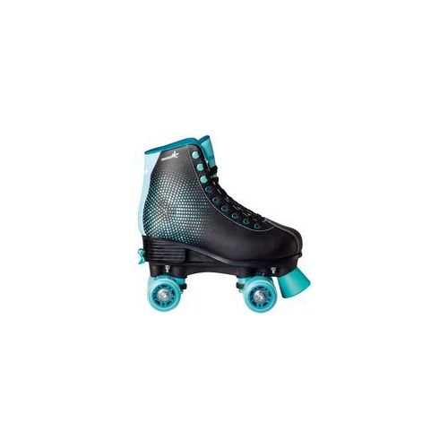 Rollschuh Disco Gr. 35-38, Rollschuhe türkis/schwarz