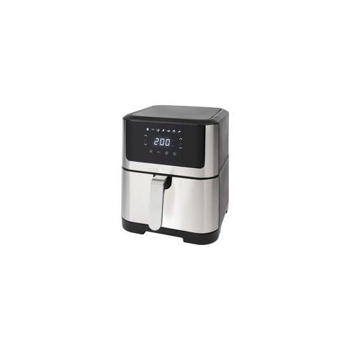Heißluftfritteuse PC-FR 1269 H edelstahl/schwarz, 1.800 Watt, Korb 8 Liter