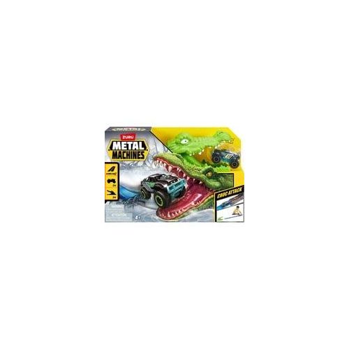Metal Machines - Spielset Krokodilangriff Rennbahn + Auto