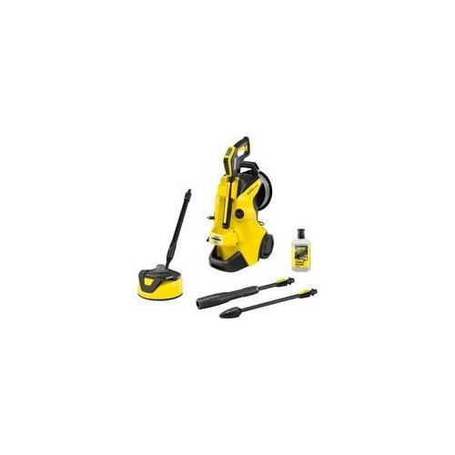 Hochdruckreiniger K 4 Premium Power Control Flex Home gelb/schwarz, mit Dreckfräser, Schlauchtrommel und Flächenreiniger T 5