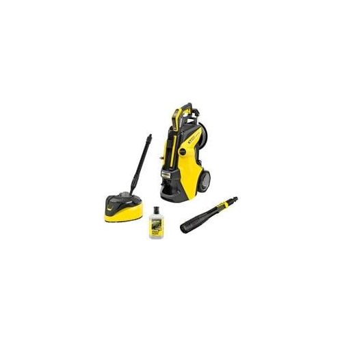 Hochdruckreiniger K 7 Premium Smart Control Flex Home gelb/schwarz, Bluetooth, LCD-Display, Schlauchtrommel und Flächenreiniger T 7