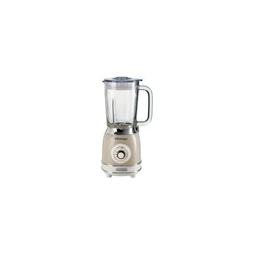 Standmixer Vintage creme, Glasbecher beige, 1.000 Watt, 1,5 Liter