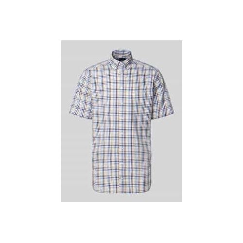 Modern Fit Kurzarmhemd mit Knopfleiste