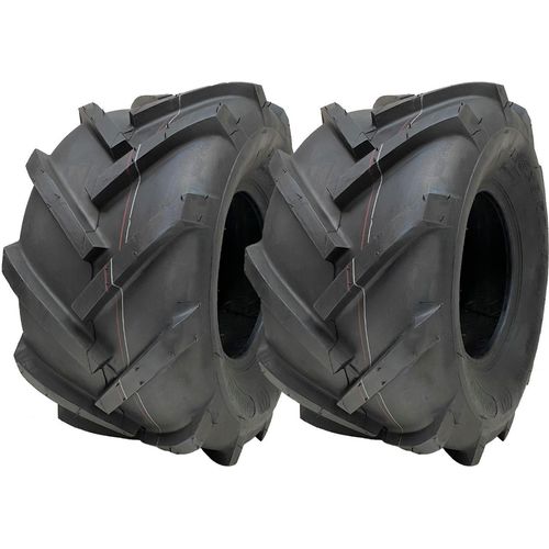 18x9.50-8 Stollenreifen mit offener Mitte, Rotovator, Stollen für Industrieanlagen - Satz mit 2 Stück