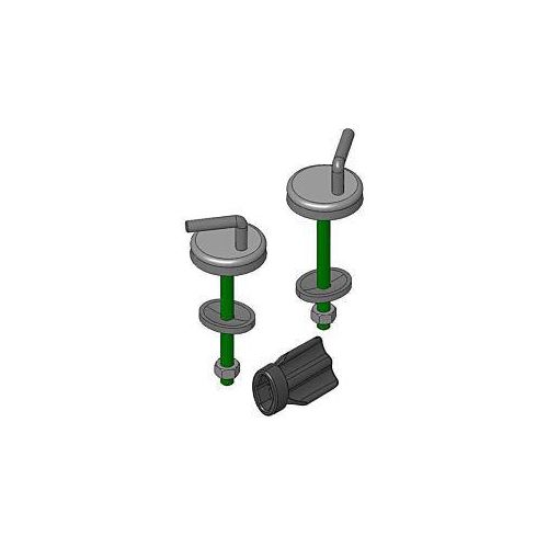 Haro Exzenterscharnier 409592 E2502Y, Edelstahl, Drehpunkthöhe 24mm, FastFixmutter