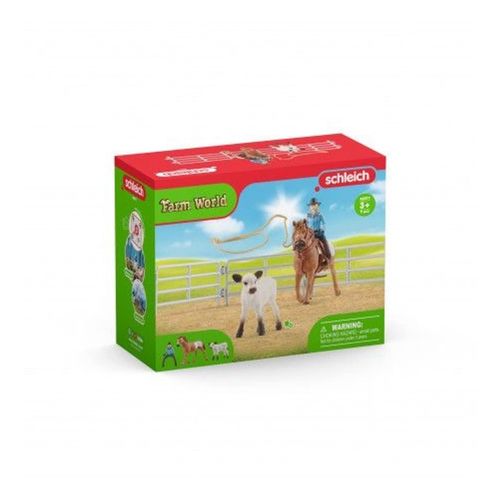 Schleich Team Roping mit Cowgirl