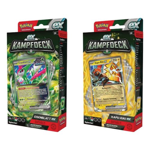 Pokémon Pokémon Ex-Kampfdeck Eisenblatt-ex oder Kapu-Riki-ex